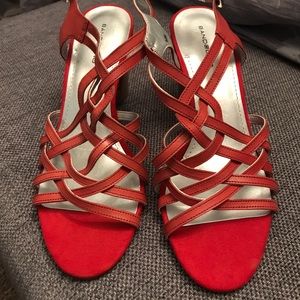Strappy Sandals with Heel size 9.5